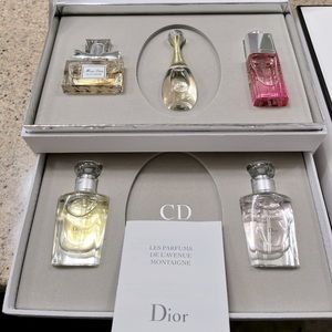 SOLD Christian Dior mini perfume set CD